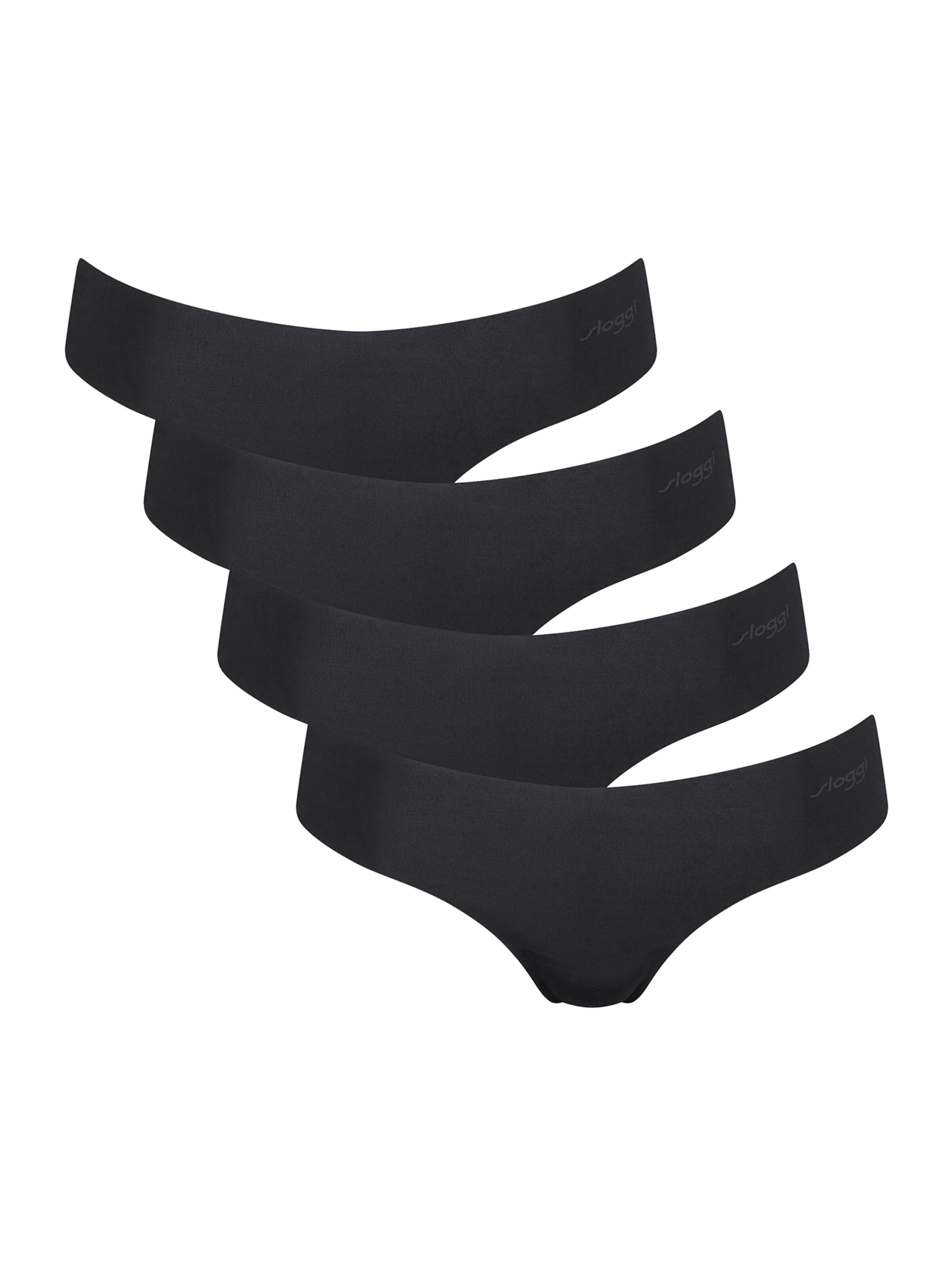 SLOGGI String ' ZERO Microfibre 2.0 Hipstring ' in Schwarz: Vorderseite