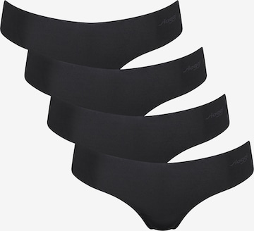 SLOGGI String ' ZERO Microfibre 2.0 Hipstring ' in Schwarz: Vorderseite