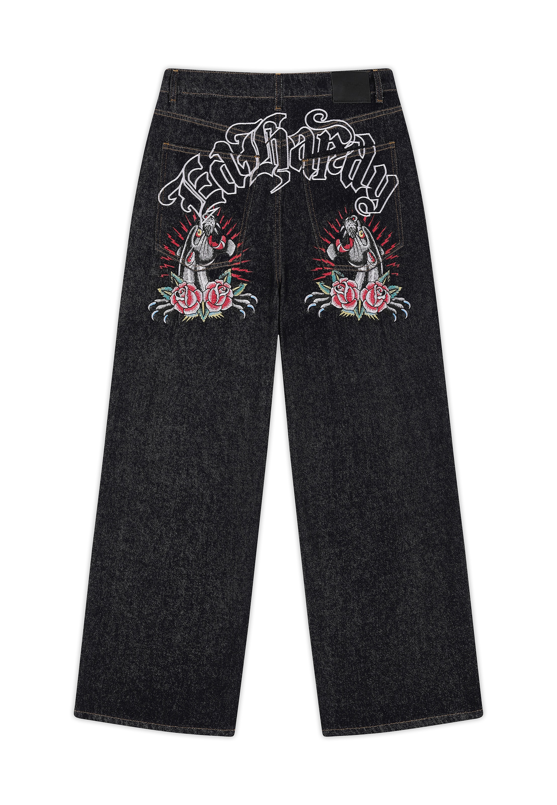 Ed Hardy Loosefit Džíny – modrá