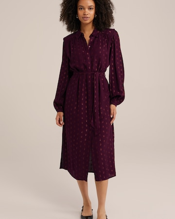 WE Fashion Blusenkleid in Lila: Vorderseite