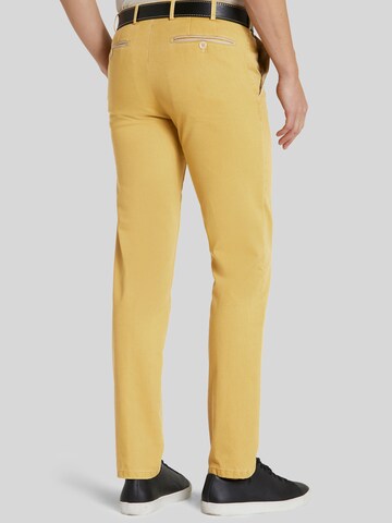 Regular Pantalon chino 'New York' MEYER en jaune
