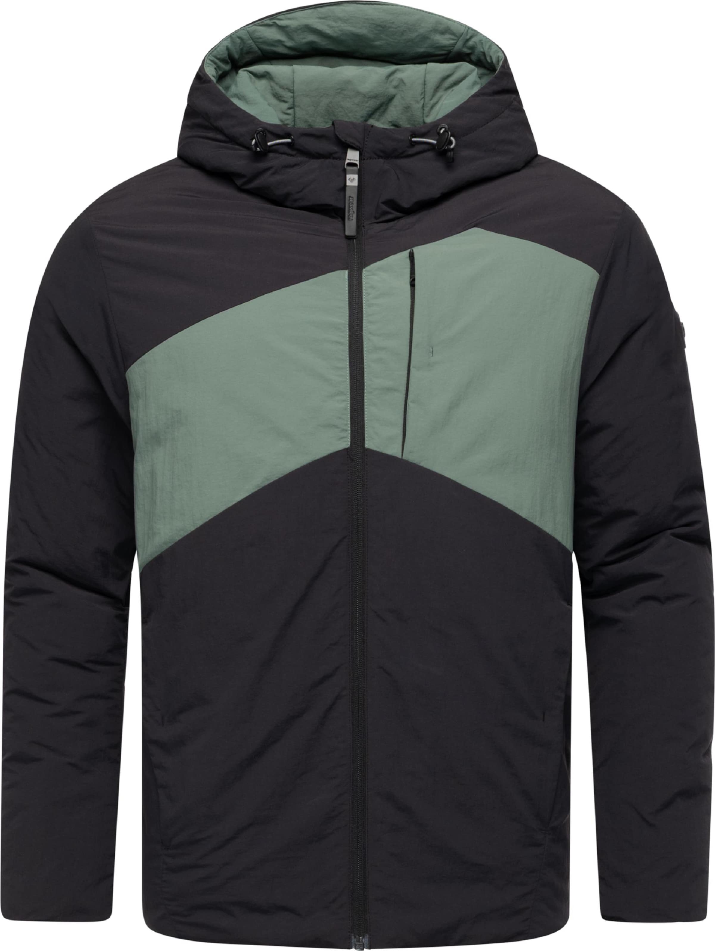 Ragwear Winterjacke 'Cassey' in Schwarz: Vorderseite