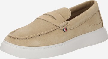 Mocassin TOMMY HILFIGER en beige : devant