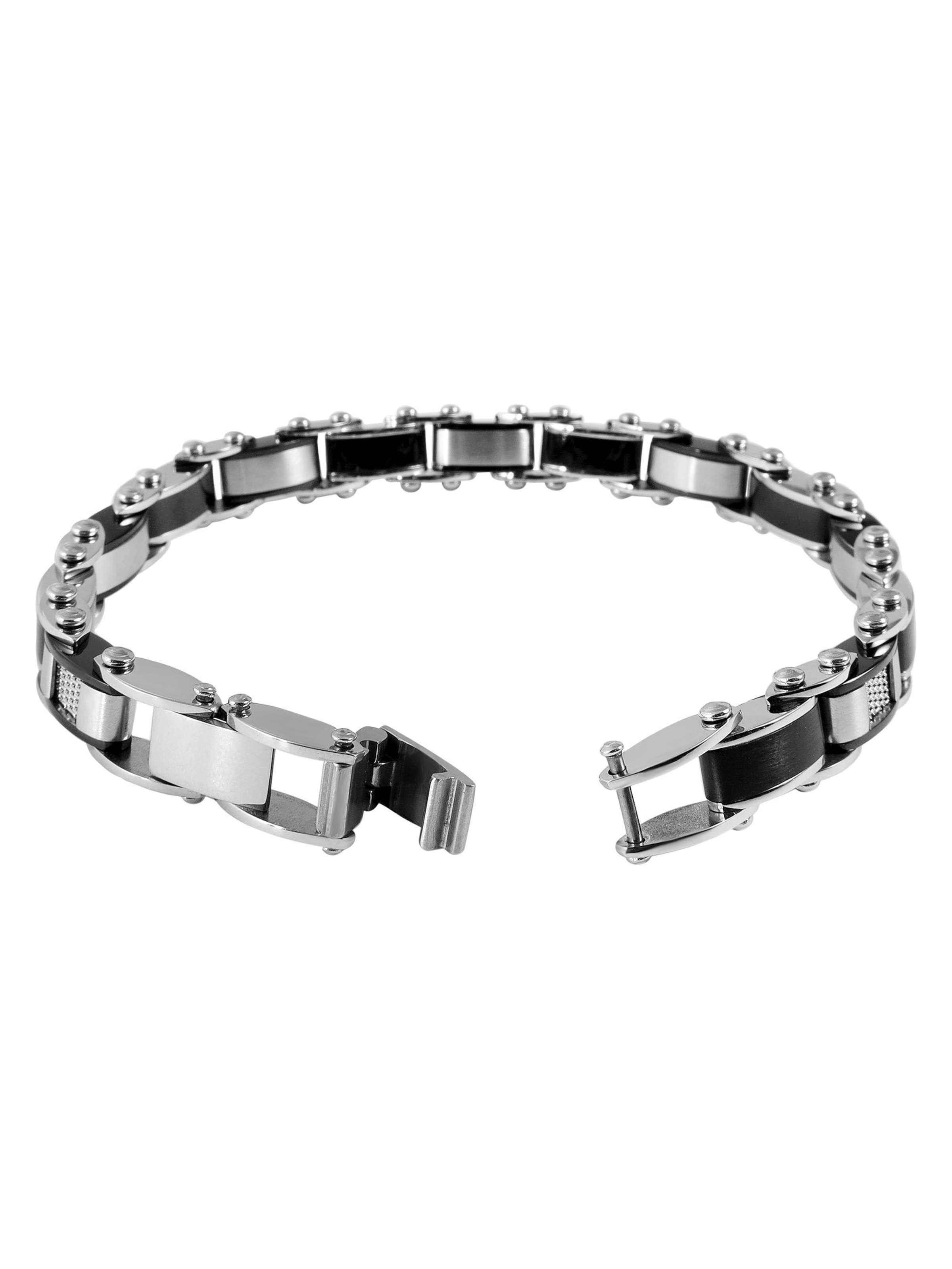 Akzent Bracelet 'Bjarne, langlebig' in Silver