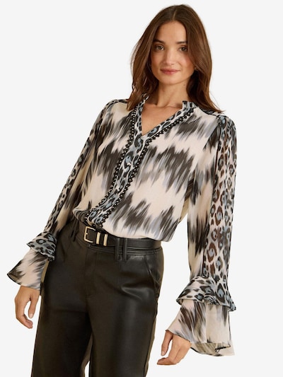 Camicia da donna love & roses di colore talpa / nero, Visualizzazione prodotti