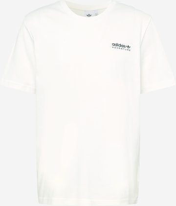 ADIDAS ORIGINALS Shirt 'Adventure Mountain Back' in White: front