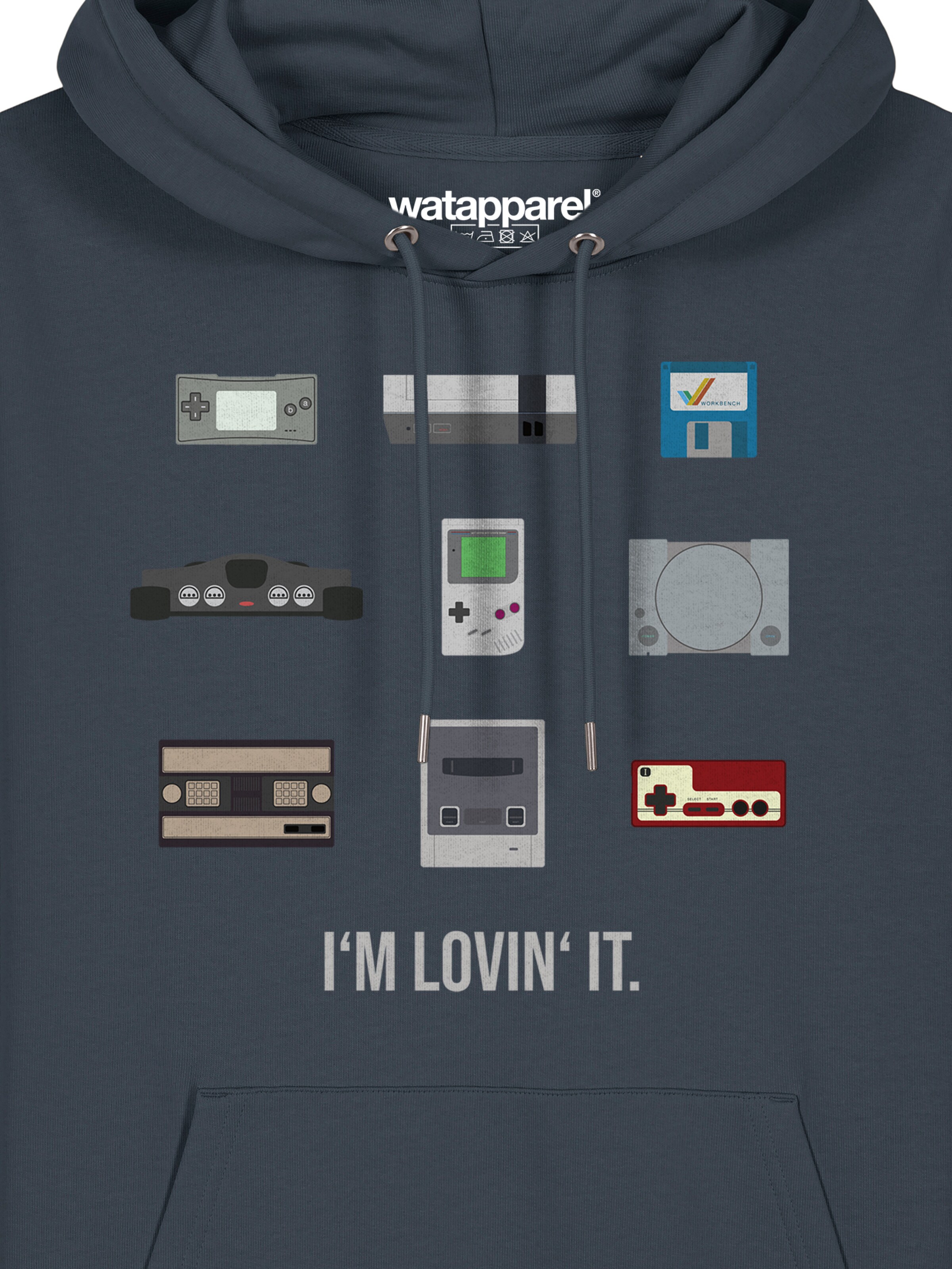 Felpa ' Videogames ' di Watapparel in grigio