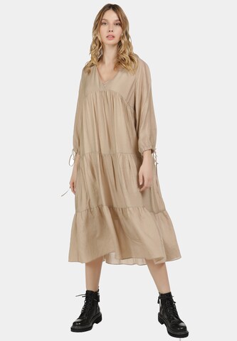 DreiMaster Vintage Summer Dress in Brown