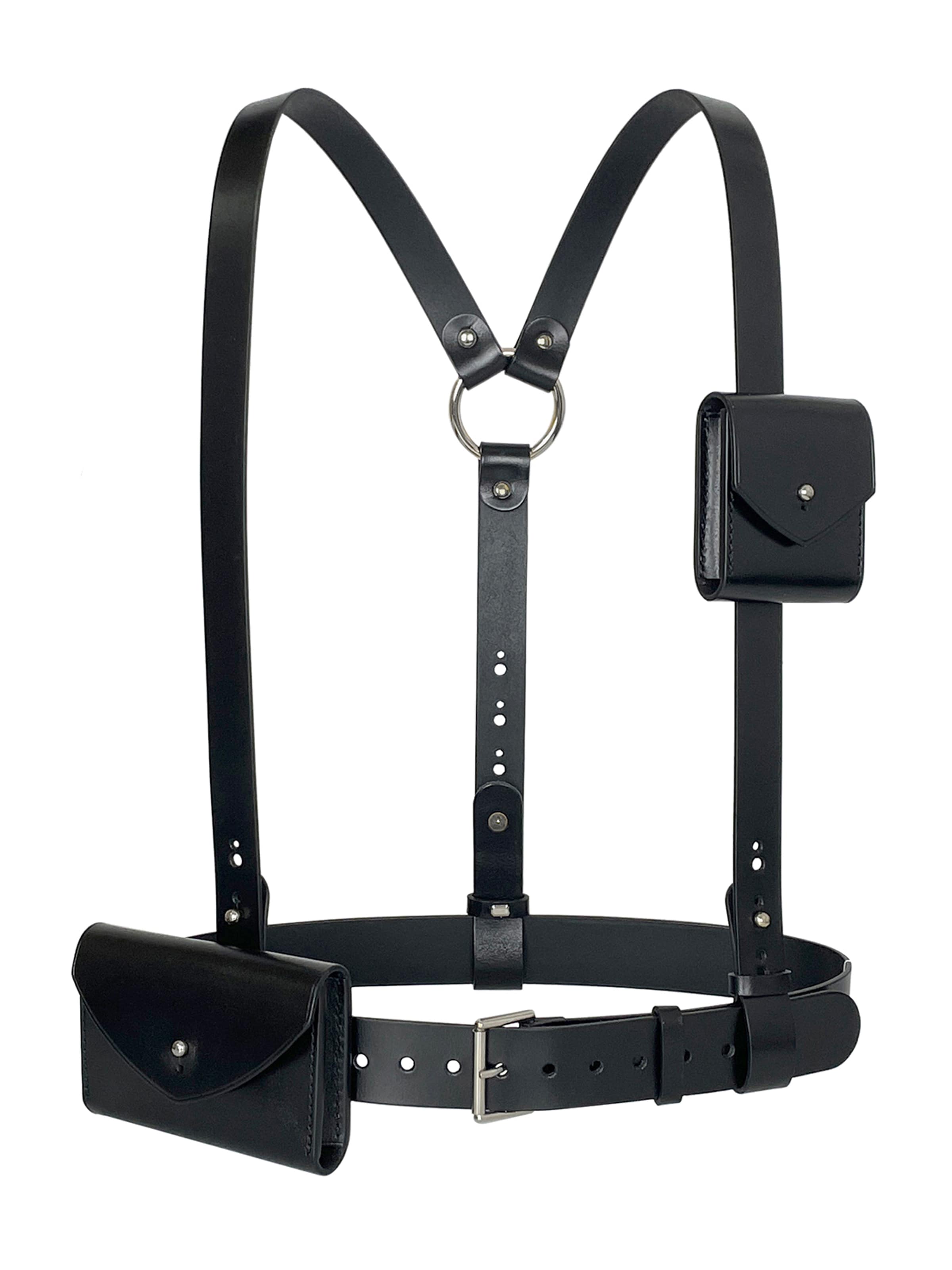 Haute Cuir - Cinturón en negro: frente