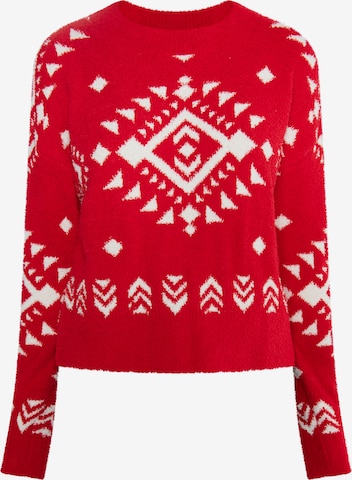 IZIA Pullover 'Hoona' in Rot: Vorderseite