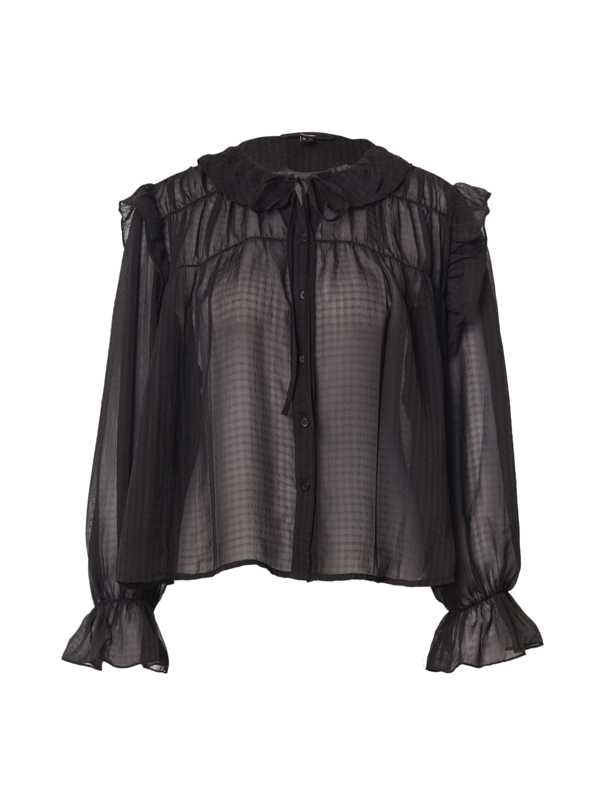 Chemisier 'VMPETRA' VERO MODA en noir : devant