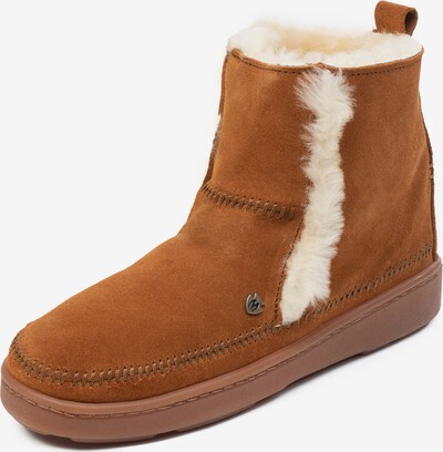 Minnetonka Snow Boots 'Jade' in Brown / White, Item view