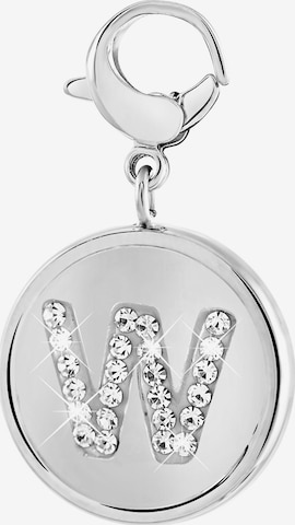 Lucardi Pendant 'Statement' in Silver: front