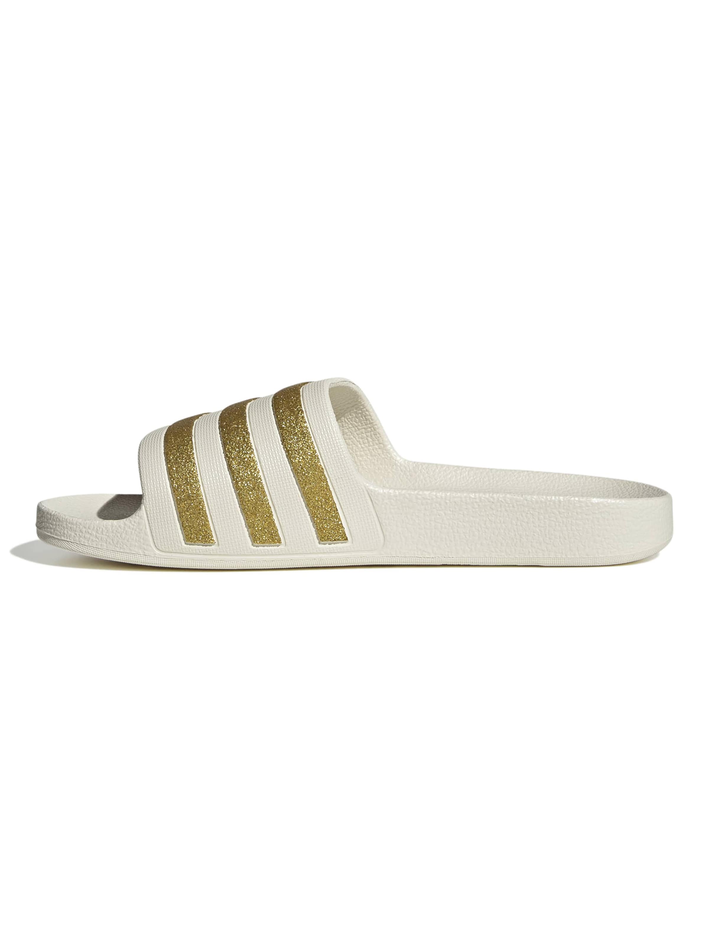 ADIDAS SPORTSWEAR Μιούλ 'ADILETTE AQUA' σε λευκό