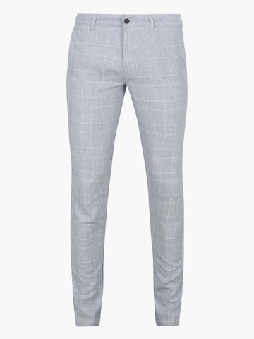 Suitable Regular Chino 'Pico' in Blauw: voorkant