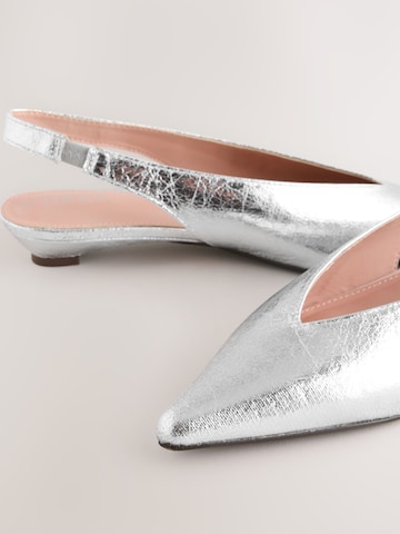 Next - Zapatos destalonado 'Forever Comfort' en plata