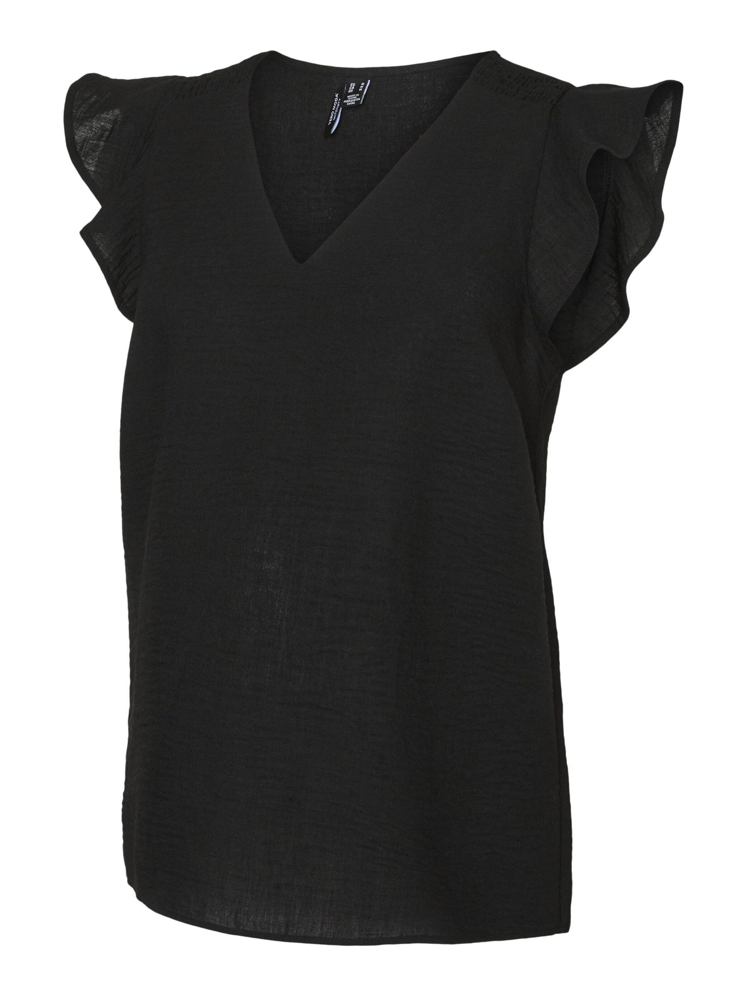 Vero Moda Maternity Blouse in Zwart: voorkant