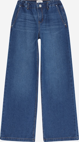 KIDS ONLY Wide leg Jeans 'COMET' in Blauw: voorkant