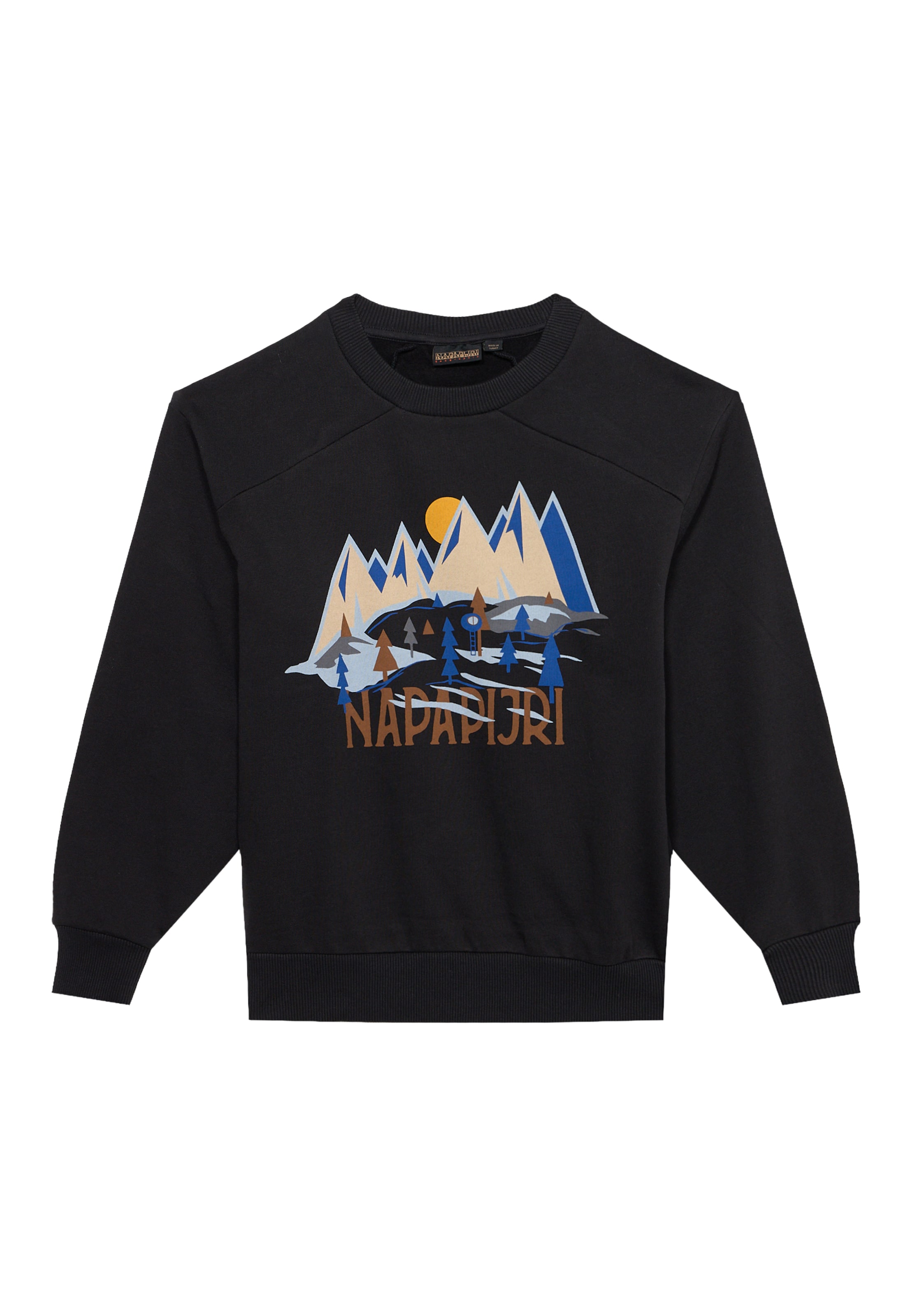NAPAPIJRI Sweatshirt 'ELLIS' in Black: front