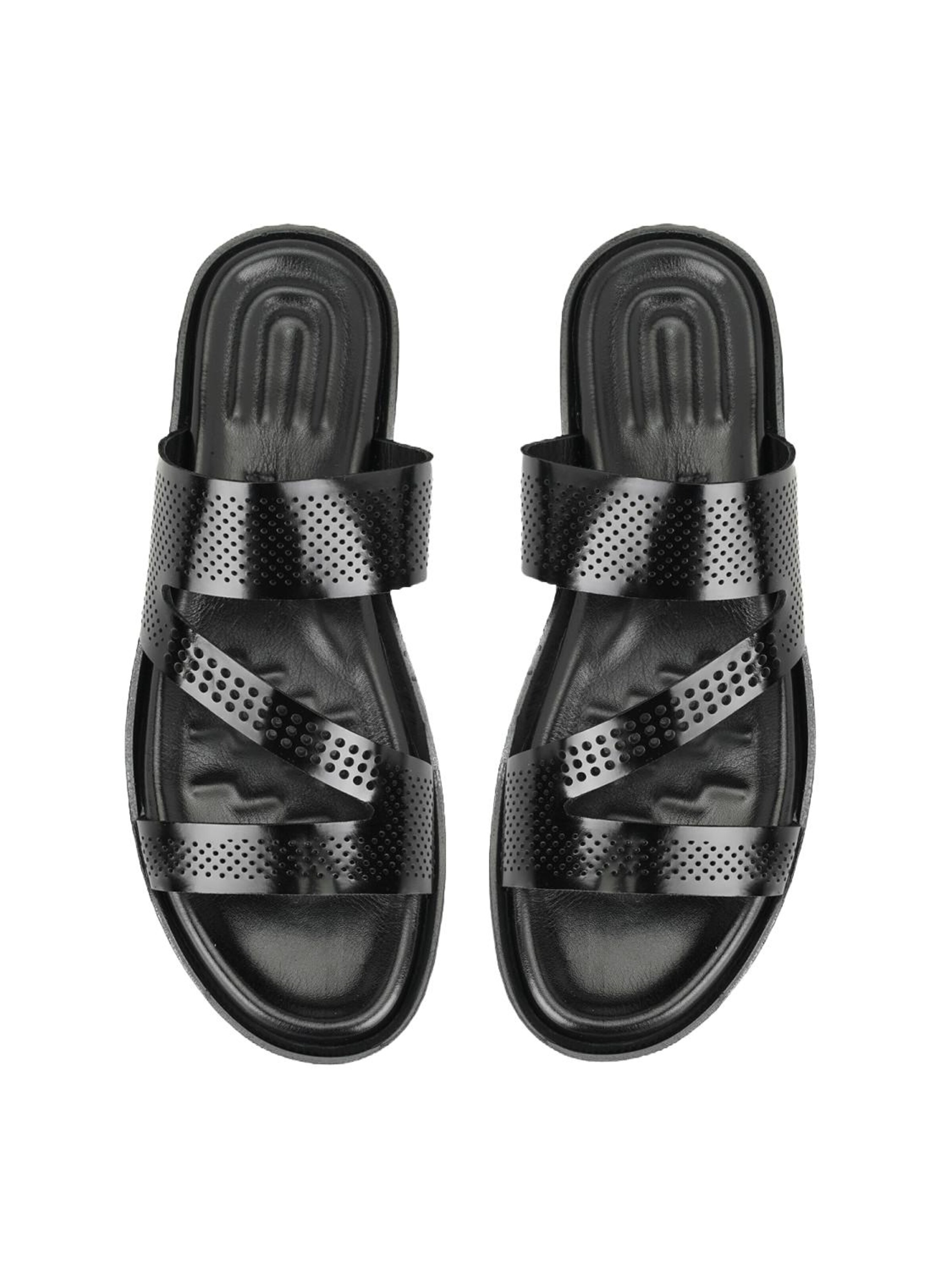 Desa Slippers 'Sandalen' in Black