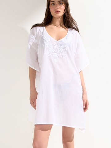 CALZEDONIA Strandkleid in Weiß: Vorderseite