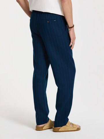 Shiwi Regular Chino 'Lenny' in Blauw