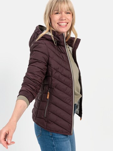 CAMEL ACTIVE Steppjacke aus recyceltem Polyester in Lila