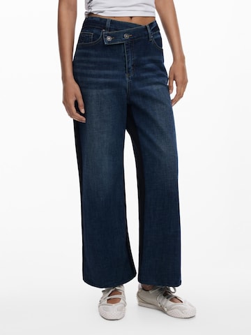 évasé Jean Desigual en bleu : devant