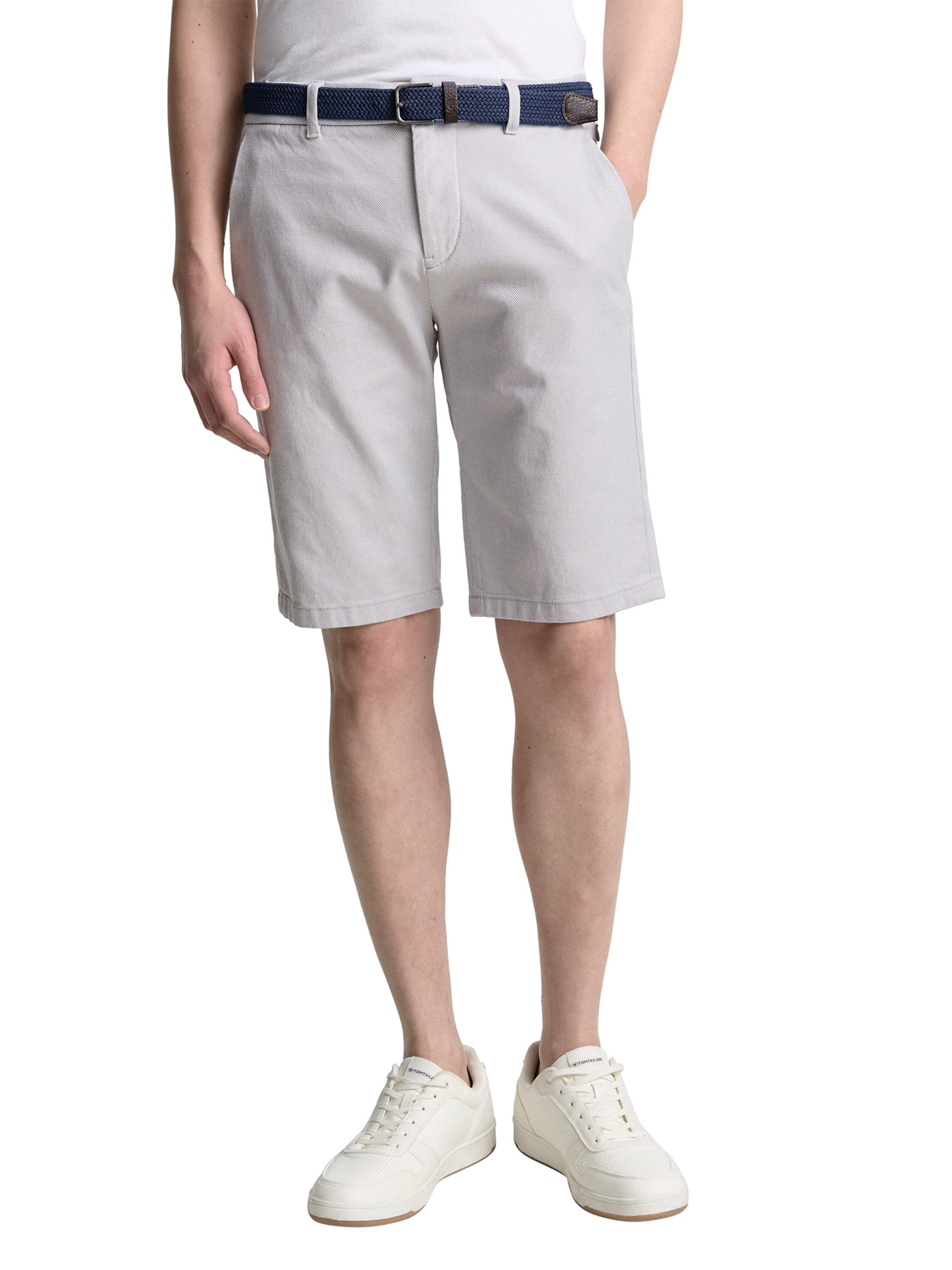 TOM TAILOR Regular Housut värissä valkoinen: etupuoli