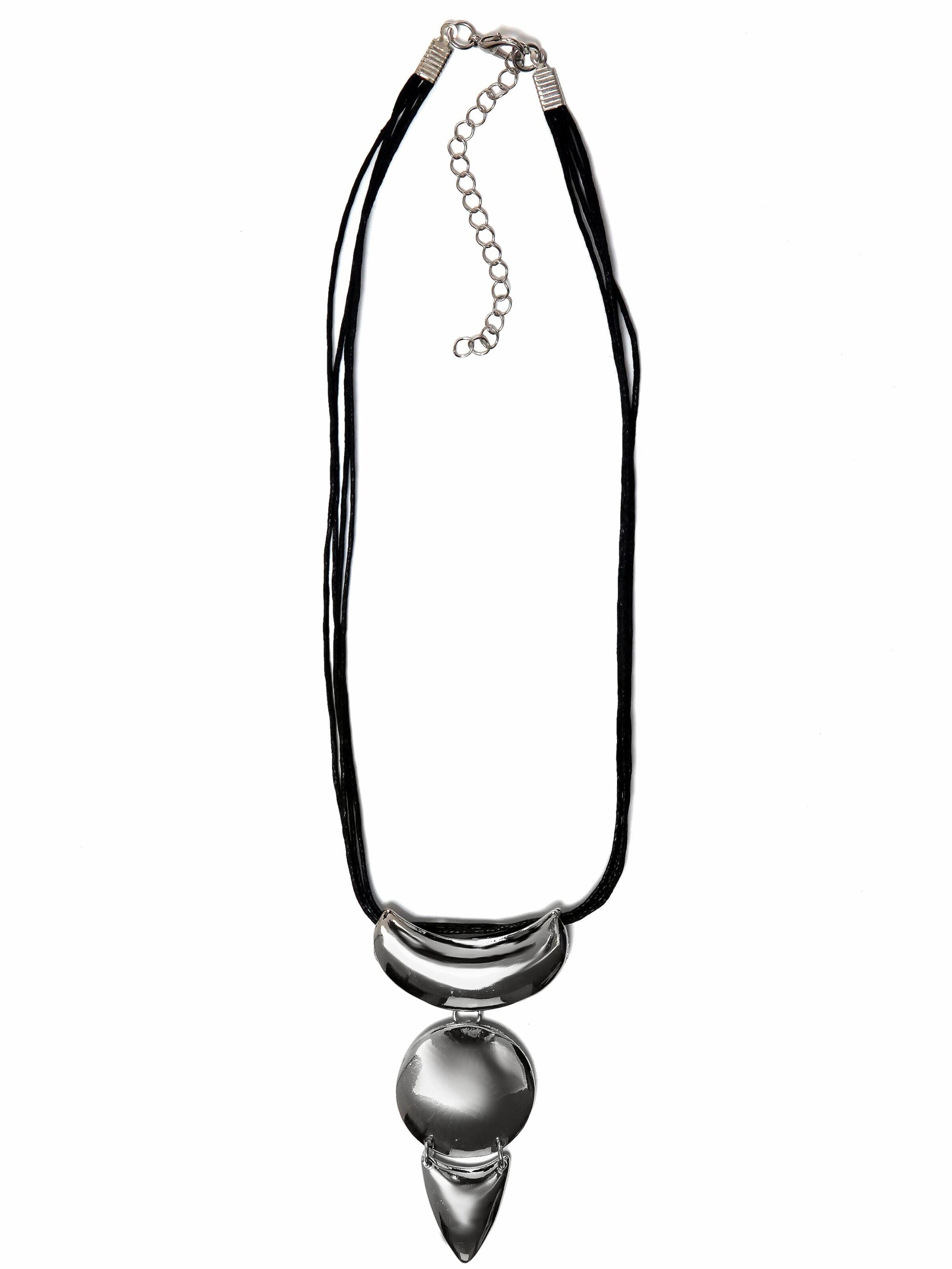 COLLEZIONE ALESSANDRO Necklace 'Rachel' in Black