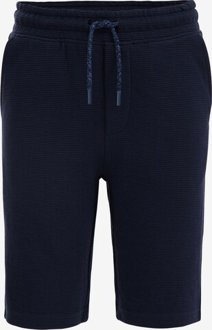 Coupe slim Pantalon WE Fashion en bleu : devant