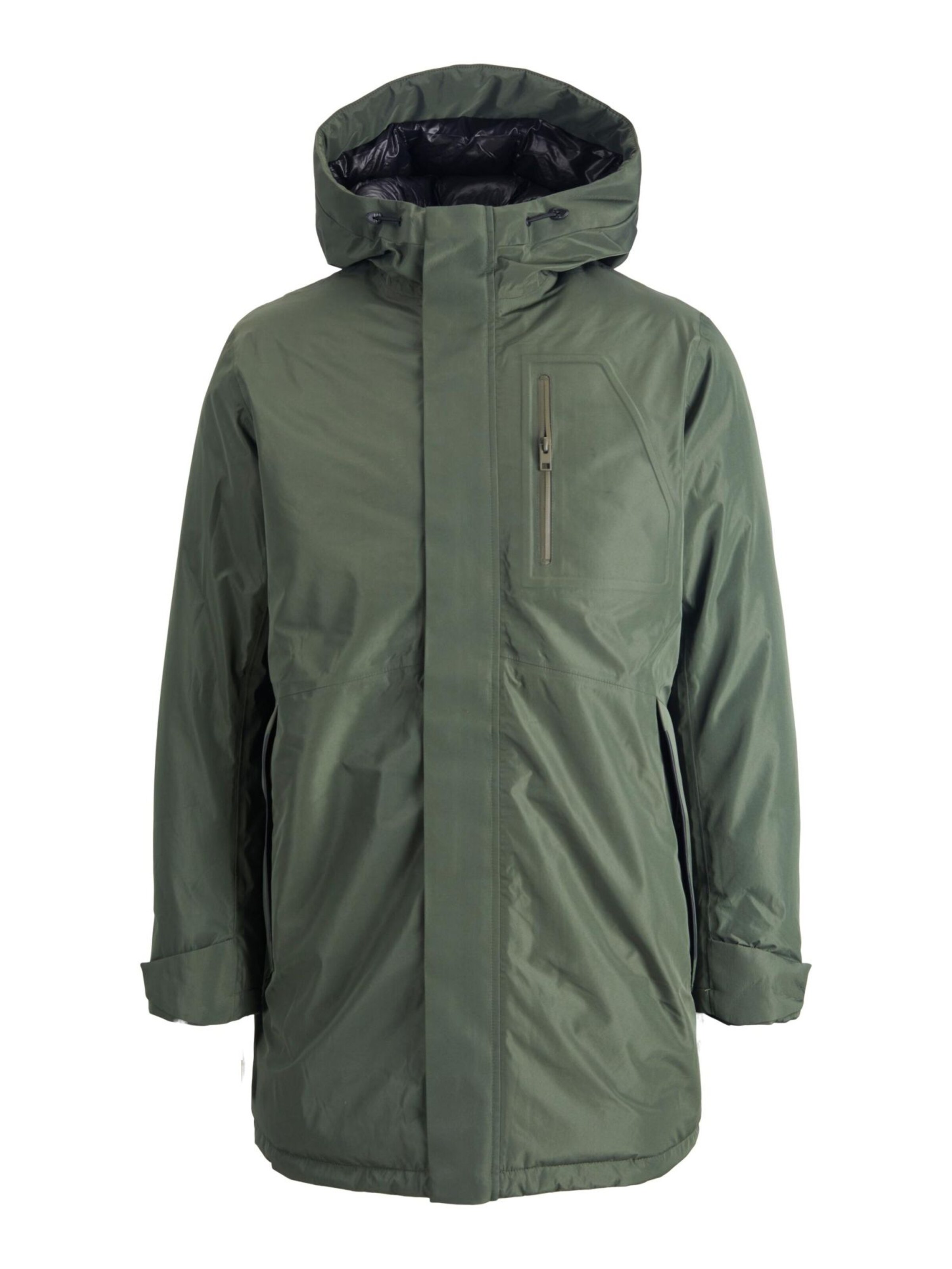 JACK & JONES Overgangsparka 'Wing' i grøn: forside