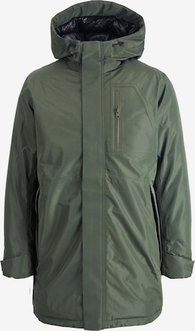 Parka mi-saison 'Wing' JACK & JONES en vert : devant
