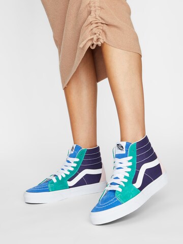 Sneaker alta di VANS in blu