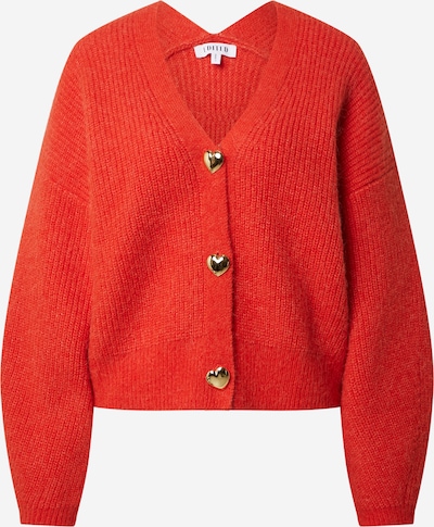 EDITED Strickjacke 'Jaliyah' in rot, Produktansicht