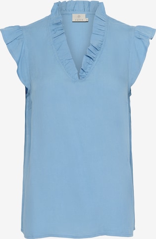 Kaffe - Blusa 'KATove' em azul: frente