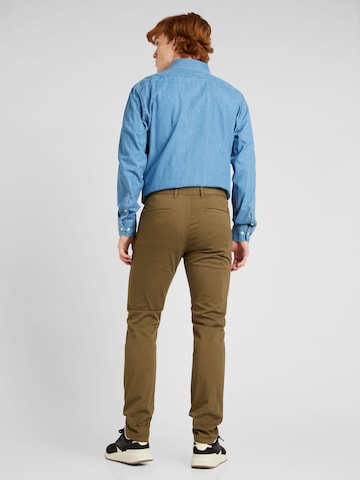 BOSS - Slimfit Pantalón chino en verde