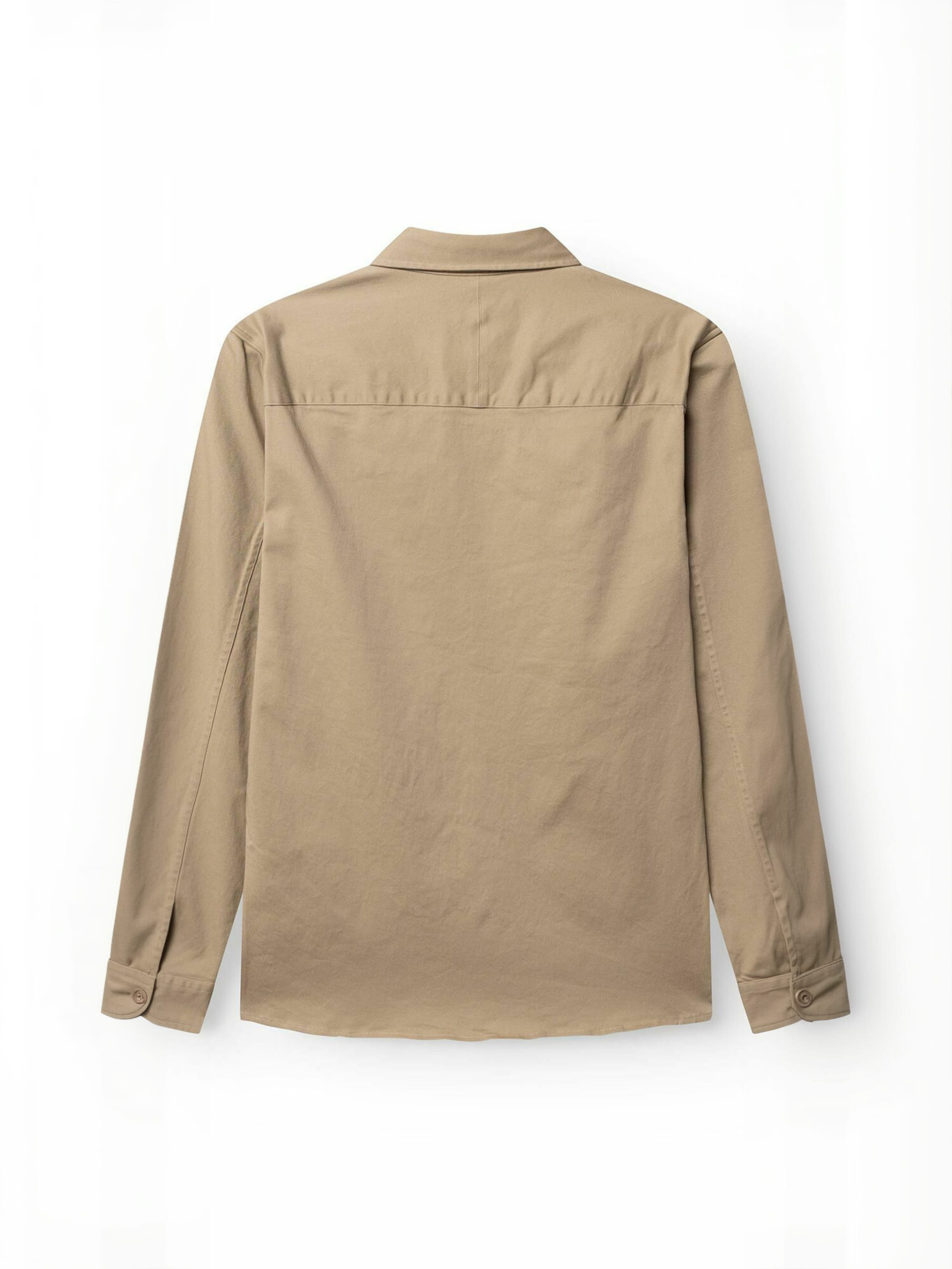 Coupe regular Chemise ' GABtopper ' GABBA en beige