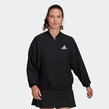 ADIDAS SPORTSWEAR Спортно яке 'Melbourne ' в черно: отпред