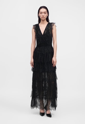 Munthe - Vestido de noche 'CONTESSA' en negro: frente