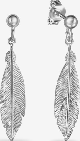 FAVS Earrings in Silver: front