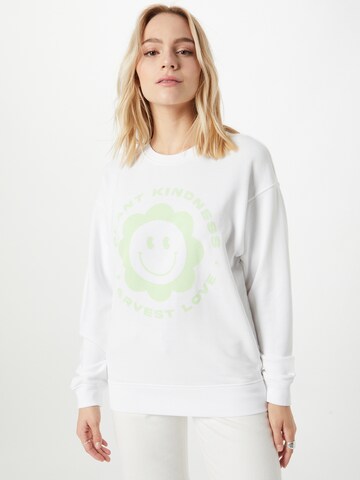 CATWALK JUNKIE Sweatshirt in Wit: voorkant