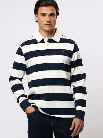 Coupe regular T-Shirt 'Tarik' U.S. POLO ASSN. en blanc : devant
