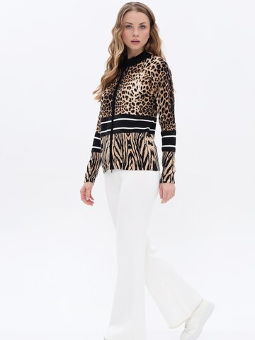 Passioni Strickjacke in Braun