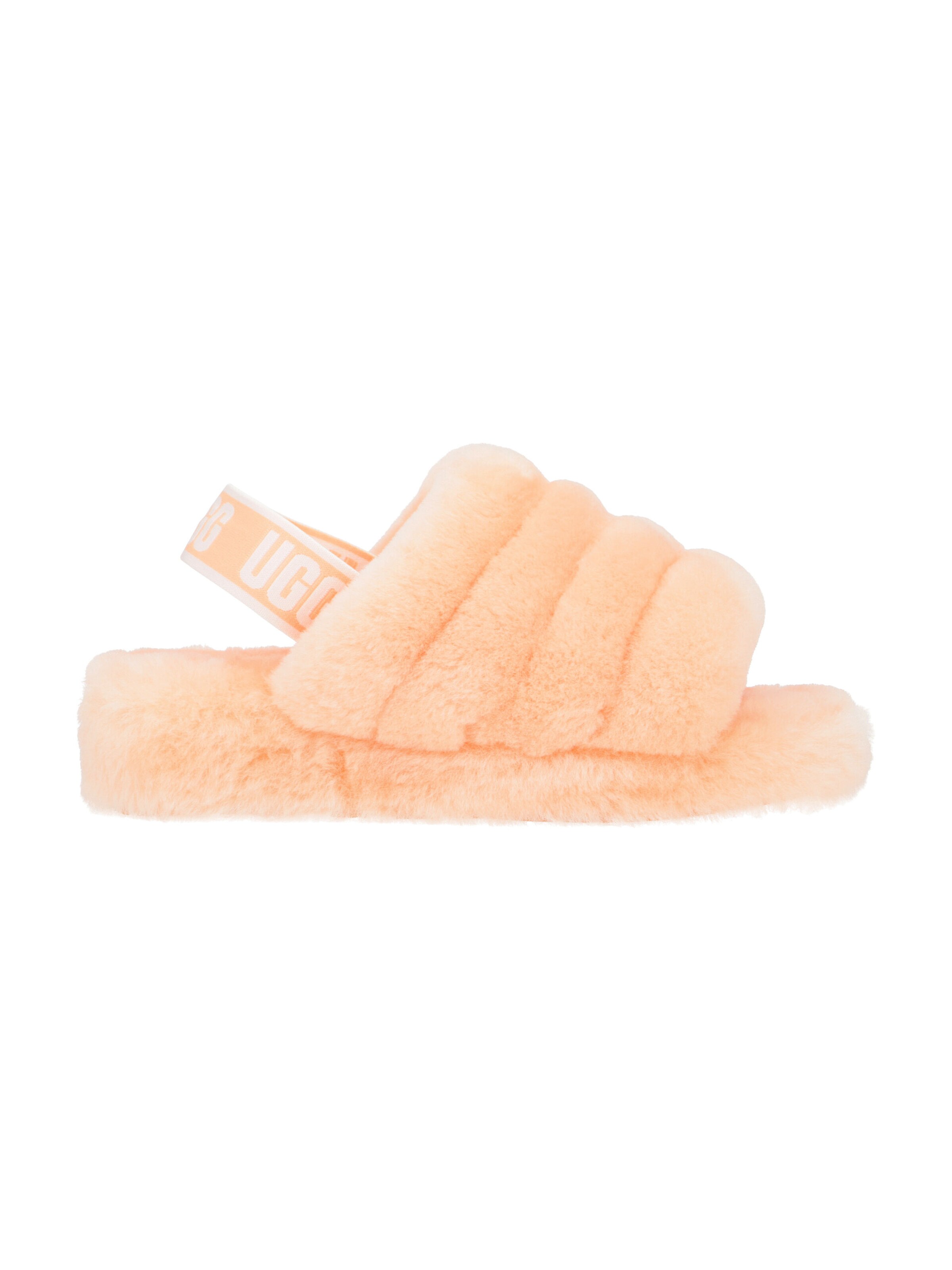 UGG Pantolette 'UGG Fluff Yeah Slide Hausschuhe rosa scallop' in Pink