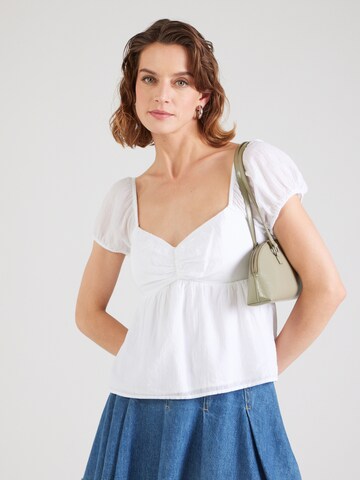 Camicia da donna di HOLLISTER in bianco: frontale