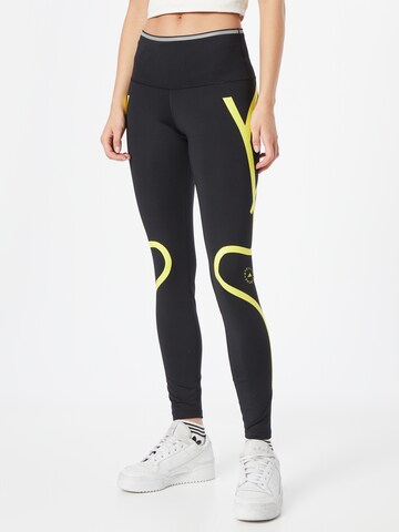 Skinny Pantaloni sportivi 'Truepace ' di ADIDAS BY STELLA MCCARTNEY in nero: frontale