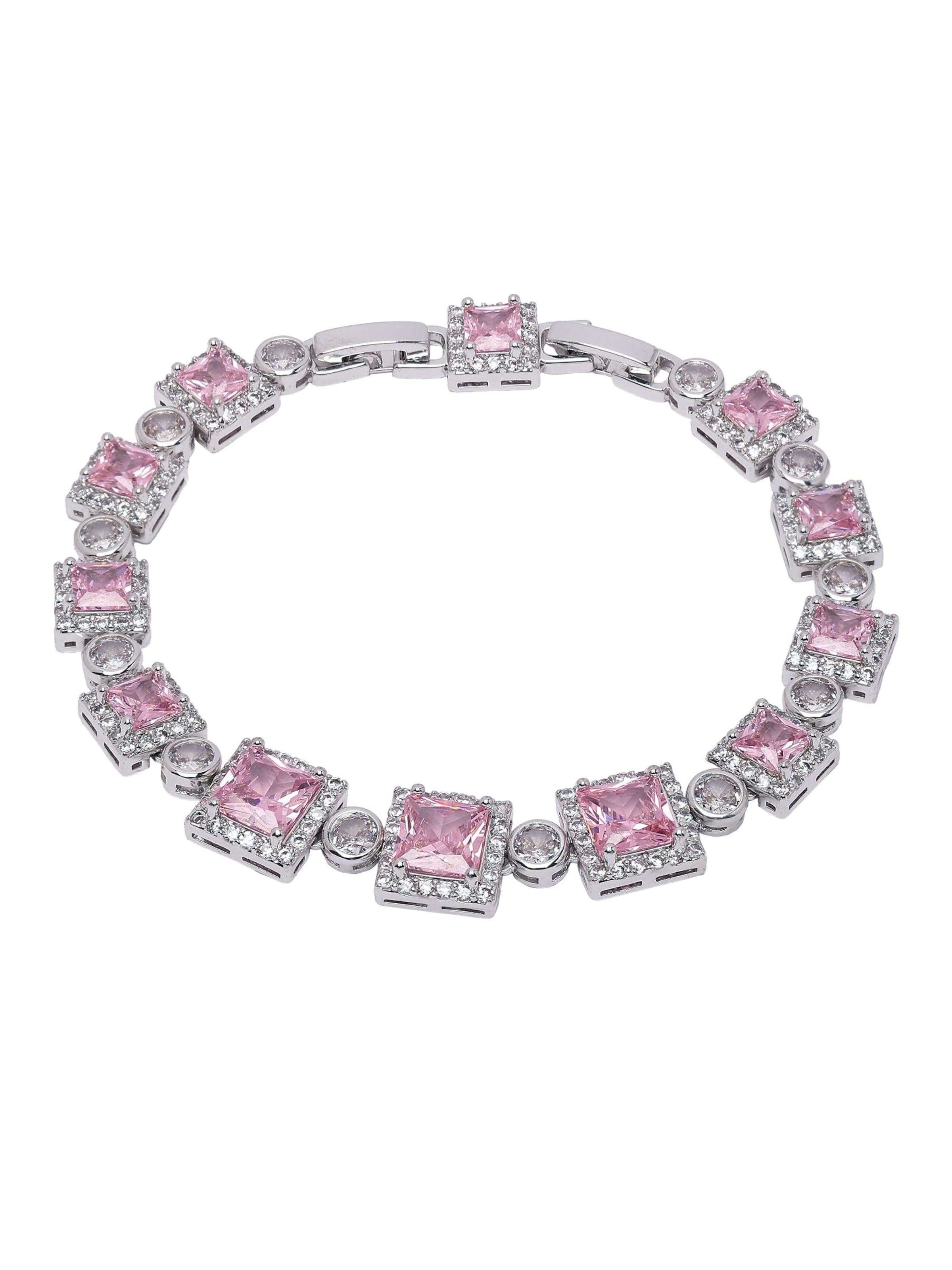 Bracelet 'Joannasa' AVANT-GARDE PARIS en rose : devant