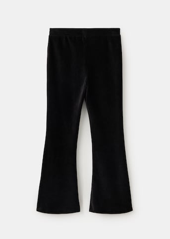 MANGO KIDS Flared Leggings 'PAULA' in Zwart