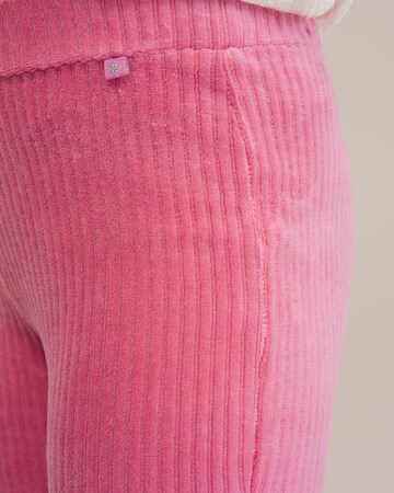 WE Fashion Flared Leggings i rosa